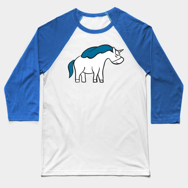 Unicorn In Daily Life Baseball T-Shirt by KsuAnn